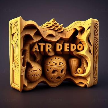 3D model Trio Adventures game (STL)